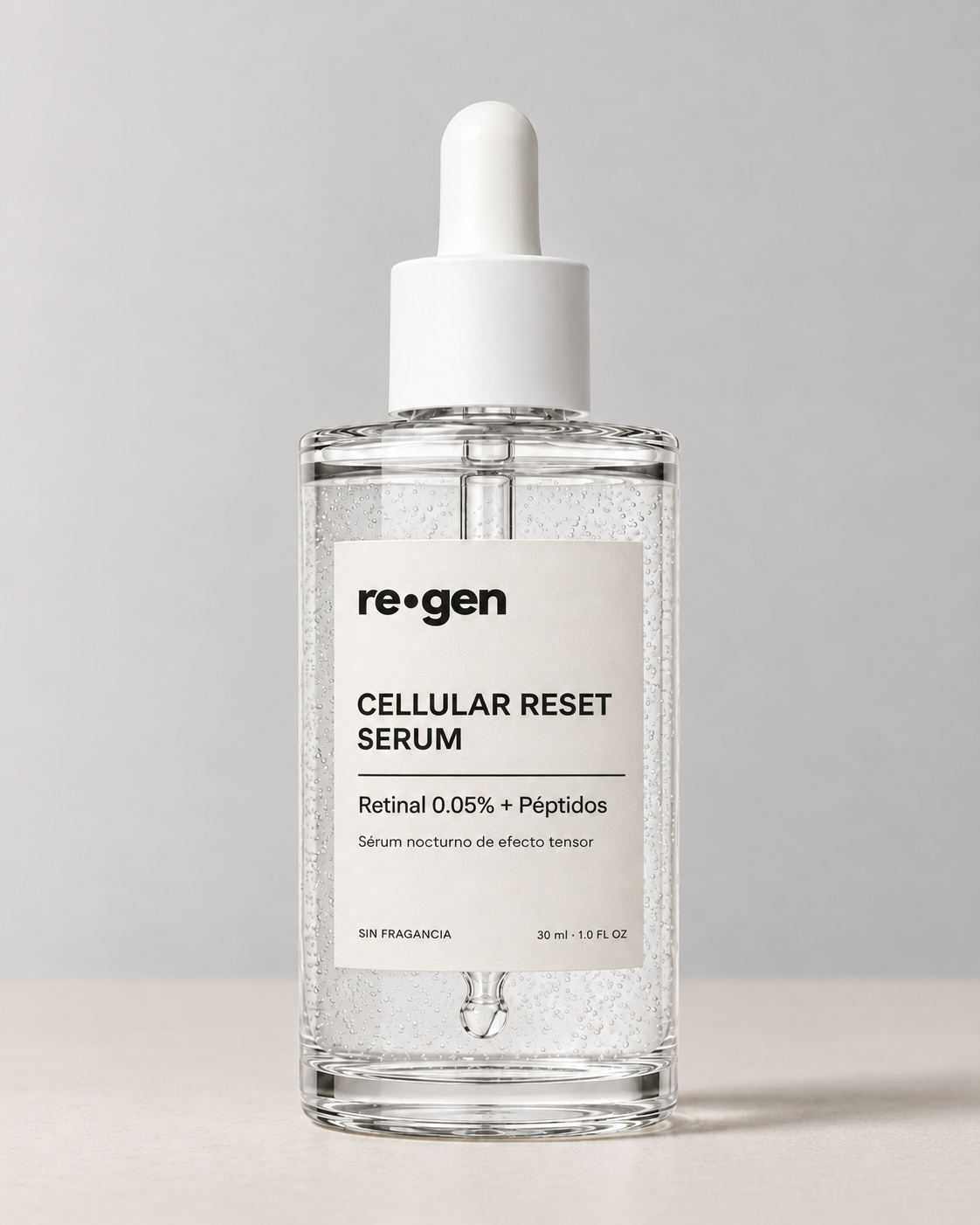 CELLULAR RESET SERUM — Suero facial nocturno re·gen, envase airless 30ml